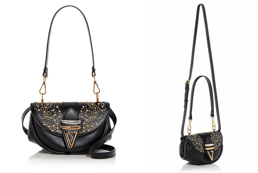 VERSACEブラックのショルダーバッグ