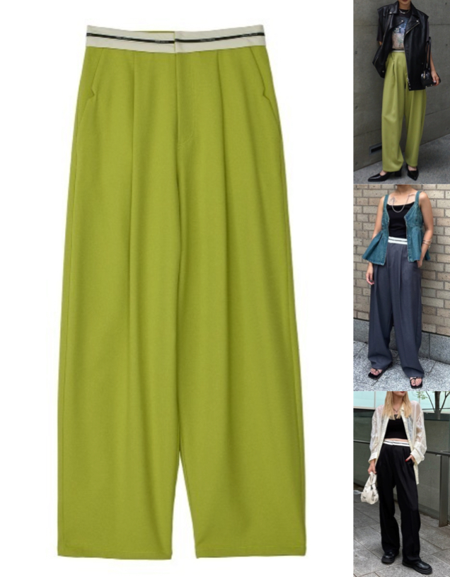 AMERI(アメリ)グリーンのパンツ