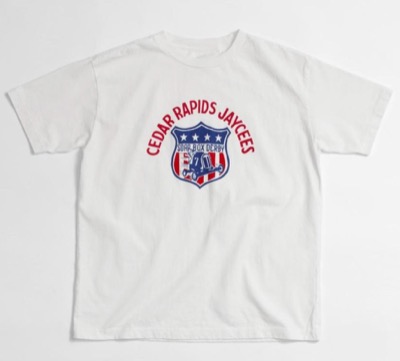 fullcount（フルカウント）ホワイトのプリントTシャツ