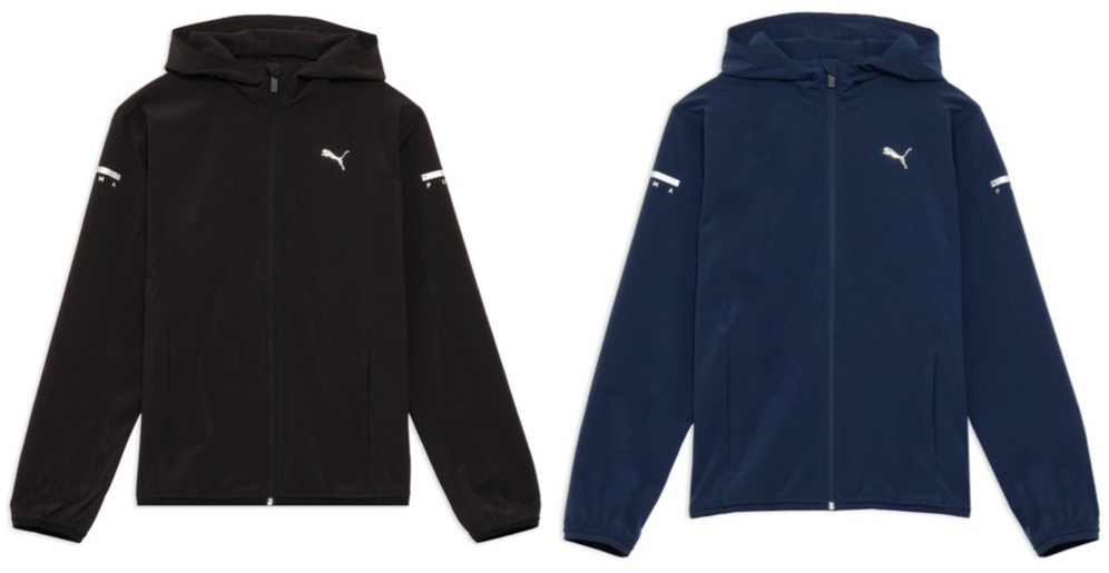 PUMA（プーマ）ブラックのフーディジャケット