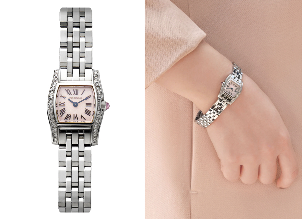 Vendome Aoyama(ヴァンドーム青山)シルバーの腕時計