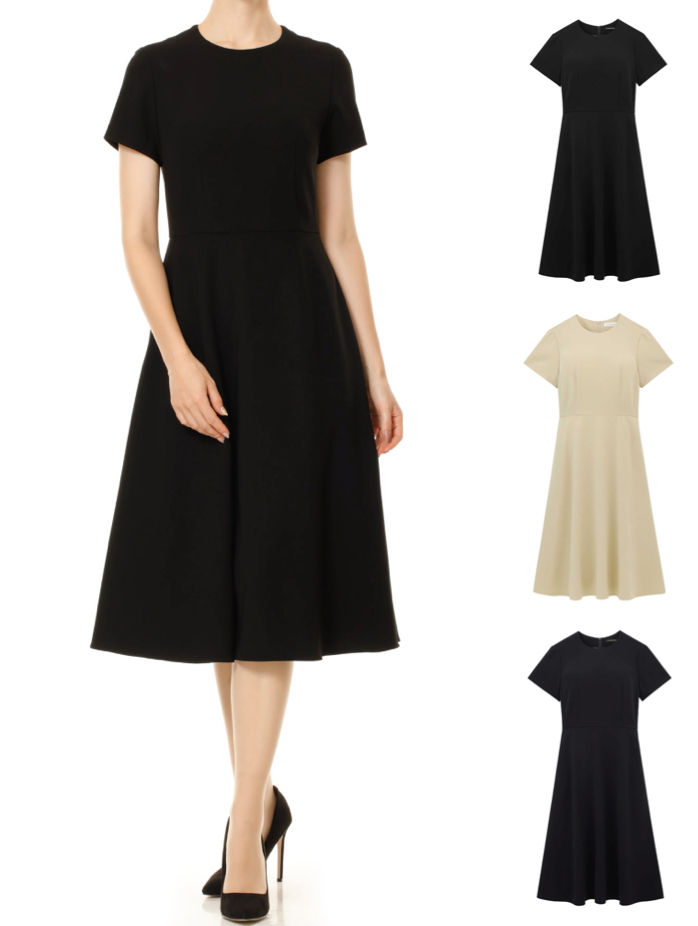 M-PREMIER（エムプルミエ）ブラックのワンピース