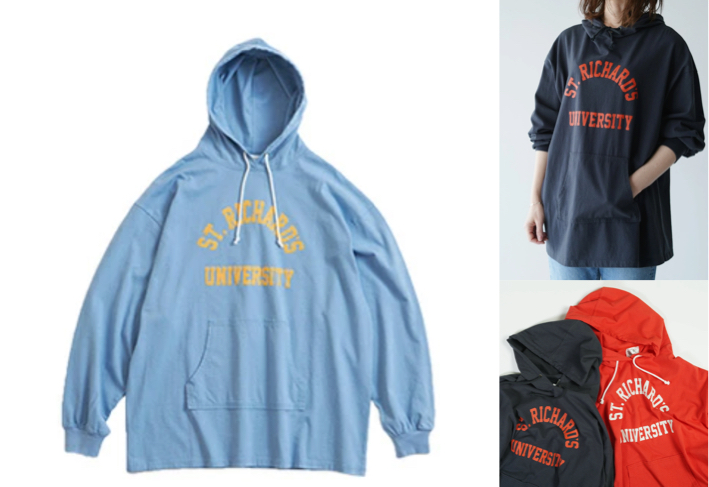 SHINZONEブルーのパーカー