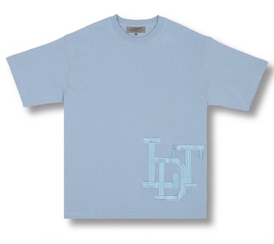 LUDDIT（ルーディット）ブルーのTシャツ