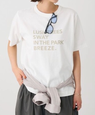 CRAFT STANDARD BOUTIQUE（クラフトスタンダードブティック）ホワイトのプリントTシャツ