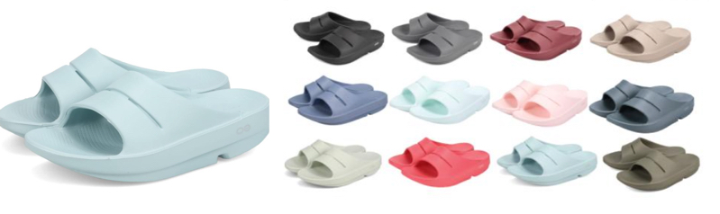 OOFOS（ウーフォス）ミントグリーンのサンダル