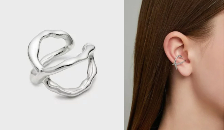 NOJESS(ノジェス)シルバーのイヤカフ