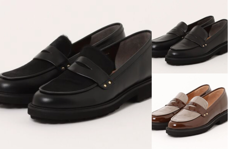 J&M DAVIDSON（ジェイアンドエムデヴィッドソン）ブラックのローファー