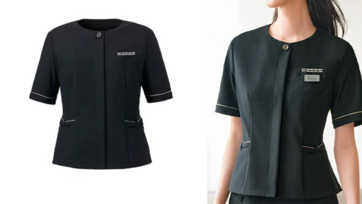 servoネイビーの制服ブラウス