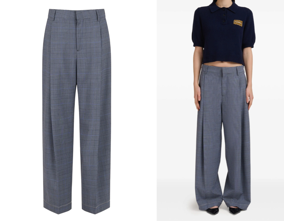 MARNI（マルニ）グレーのチェックパンツ
