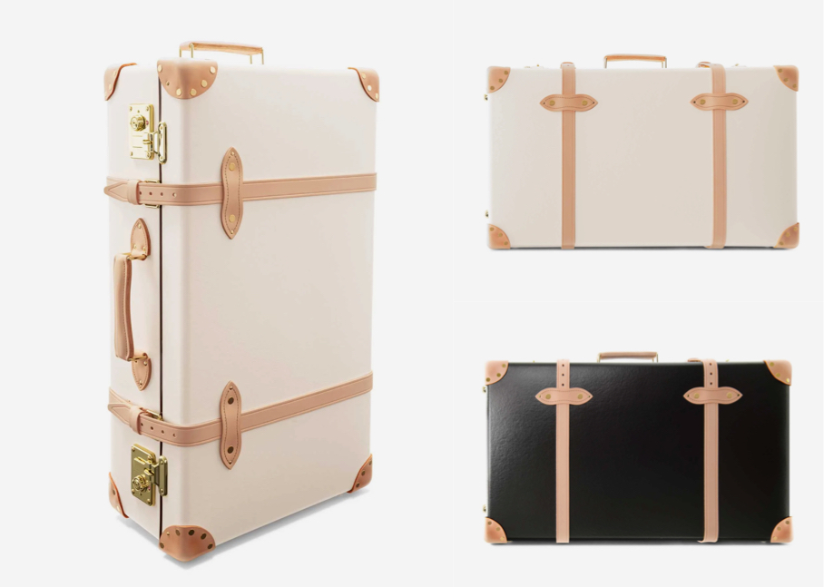 GLOBE-TROTTER（グローブトロッター）アイボリーxライトブラウンのスーツケース