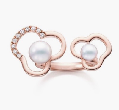 TASAKI（タサキ）ピンクゴールドxパールのリング