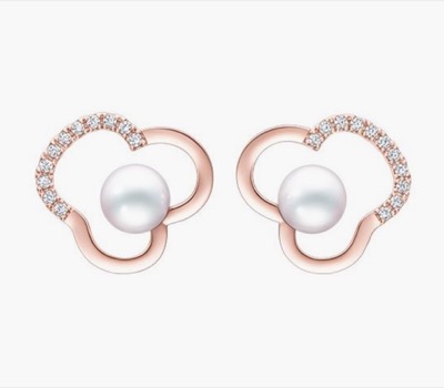 TASAKI（タサキ）ピンクゴールドxパールのイヤリング