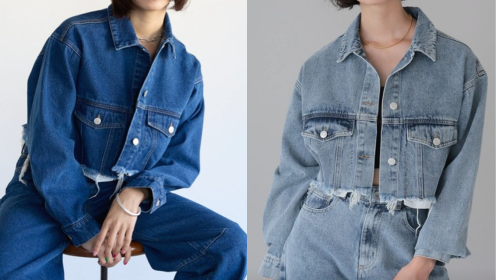 SOTT(ソット)ブルーのデニムジャケット