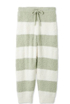 GELATO PIQUE HOMME（ジェラート ピケ オム）グリーンxホワイトのボーダーパンツ