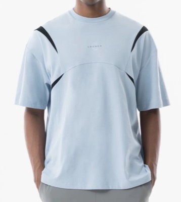 CRONOS（クロノス）サックスブルーのTシャツ