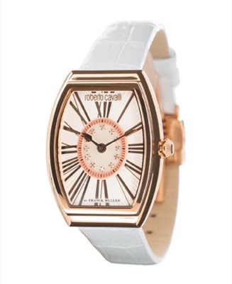 Roberto Cavalli BY FRANCK MULLER（ロベルトカヴァリ バイ フランクミュラー）ホワイトの腕時計