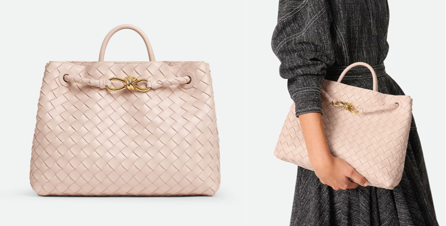 Bottega Veneta（ボッテガヴェネタ）ライトピンクのトートバッグ