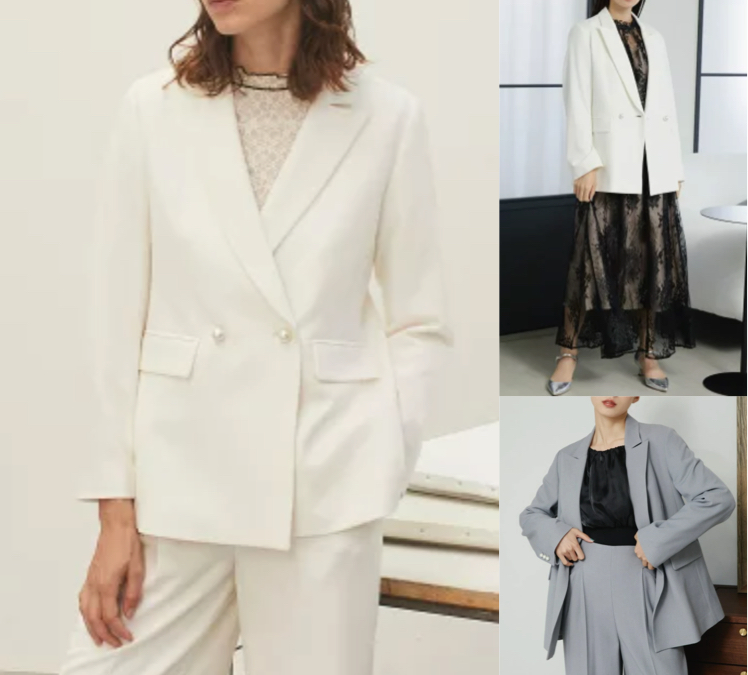 JILL by JILL STUARTホワイトのジャケット