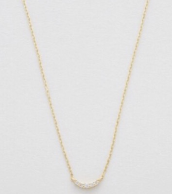 Jouete(ジュエッテ)ゴールドxダイヤのネックレス