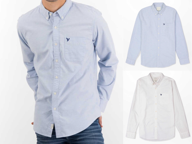 American Eagle（アメリカンイーグル）ブルーのシャツ