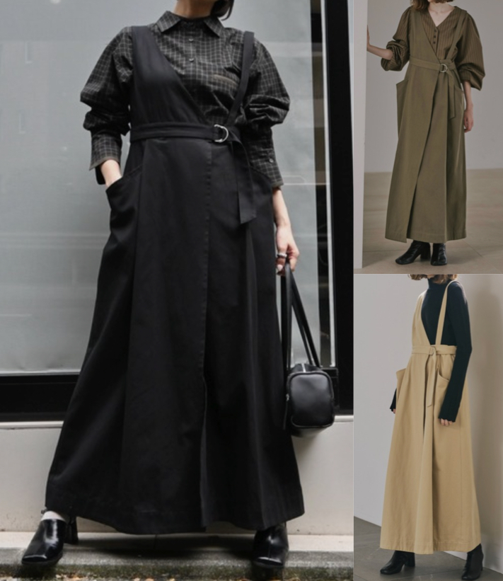 willfully（ウィルフリー）ブラックのワンショルワンピース