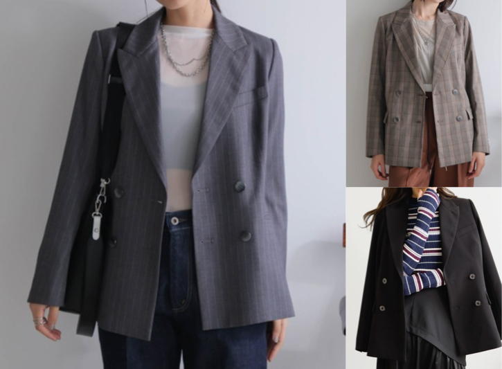 LADYMADE（レディメイド）グレーのテーラードジャケット