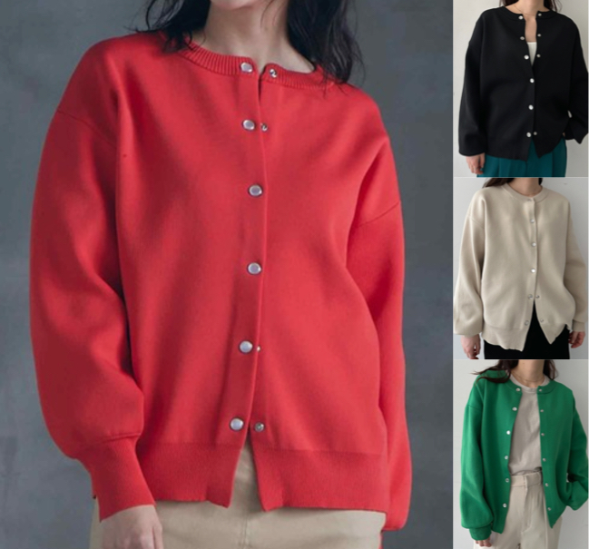 RANAN（ラナン）赤いカーディガン