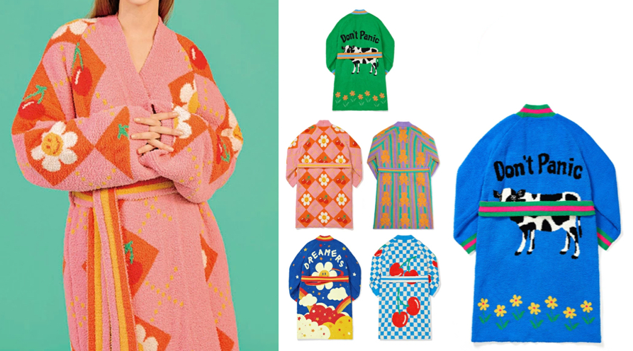 WiggleWiggle（ウィグルウィグル）ピンク系のラウンジローブ