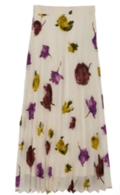 AMERI VINTAGE（アメリヴィンテージ）ホワイトのフラワースカート