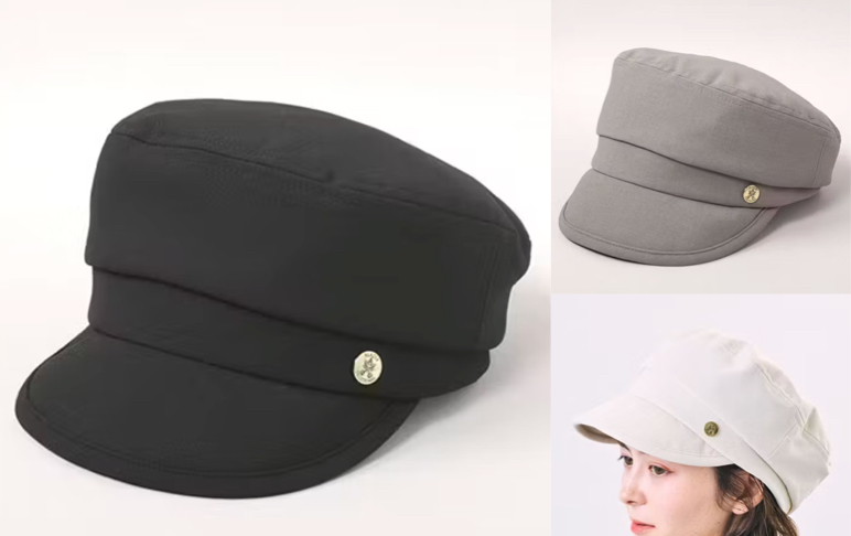 ca4laブラックの帽子