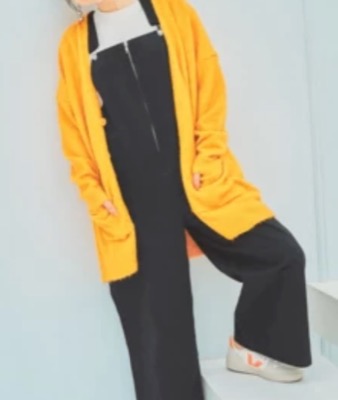 mite（ミテ）イエローのカーディガン