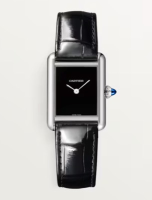 Cartier(カルティエ)ブラックxシルバーの腕時計