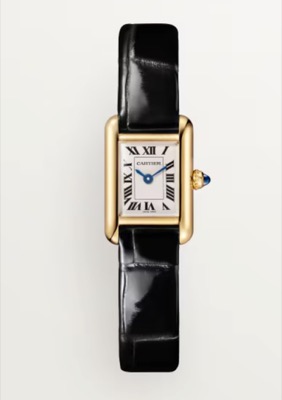 Cartier(カルティエ)ゴールドxブラックの腕時計