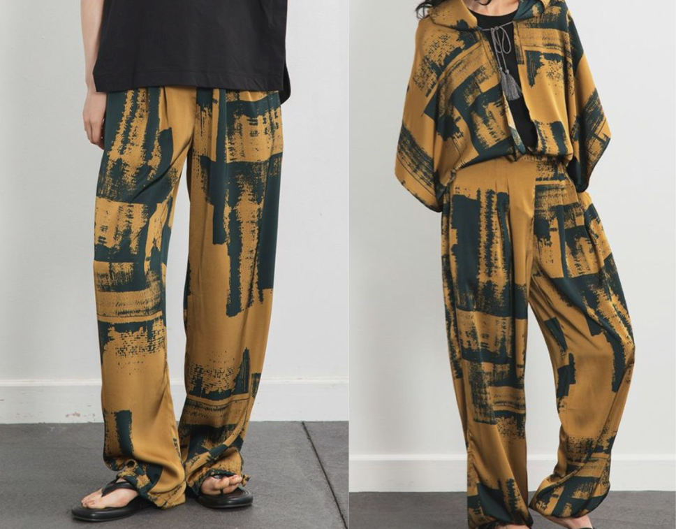 clocheイエローのパンツ