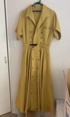 NONTOKYO（ノントーキョー）イエローのトレンチワンピース