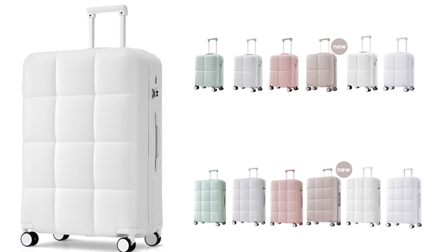 TANOBI（タノビ）ホワイトのスーツケース