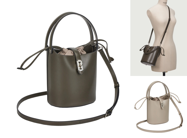 vunqueカーキのショルダーバッグ