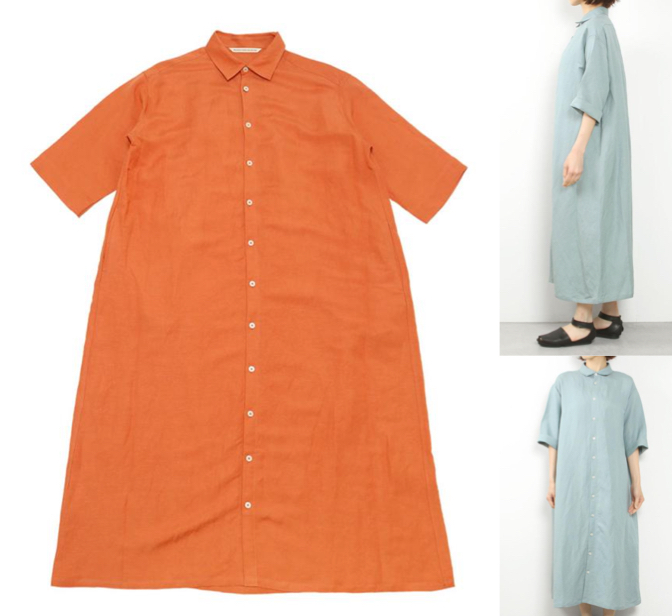 GRANDMA MAMA DAUGHTERオレンジのワンピース