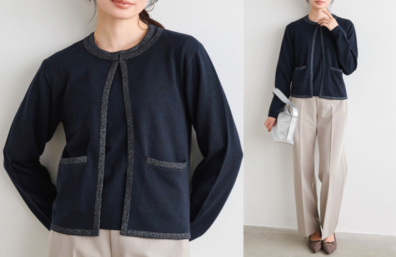 Stola.（ストラ）ネイビーのアンサンブル