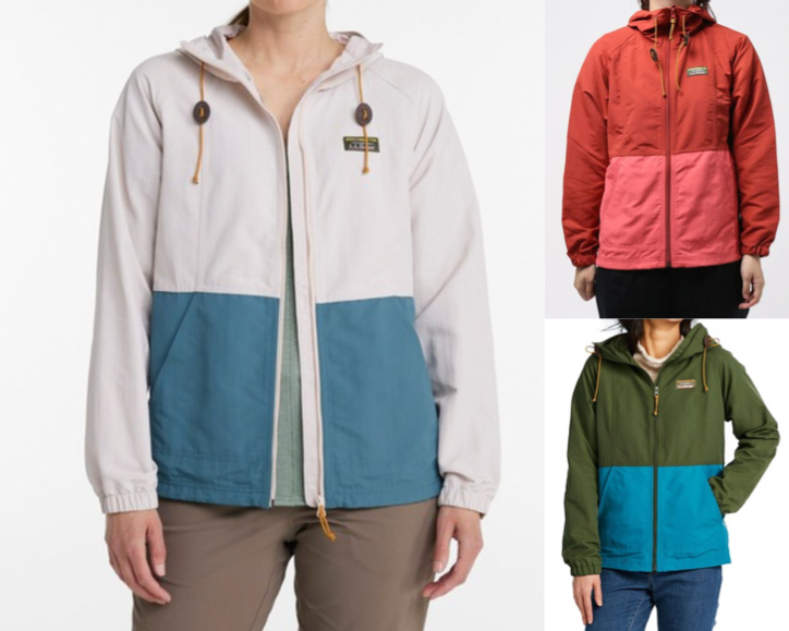 L.L.Bean（エルエルビーン）グレーxブルーのマウンテンジャケット