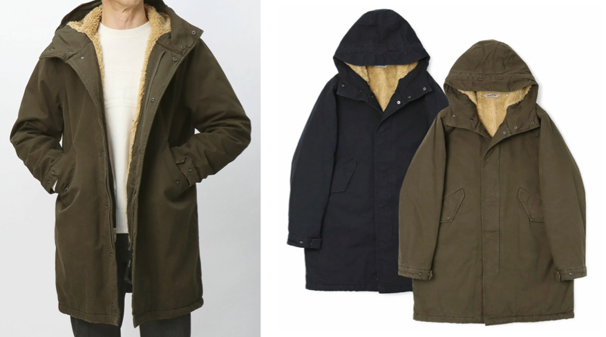 ASPESI（アスペジ）カーキのモッズコート