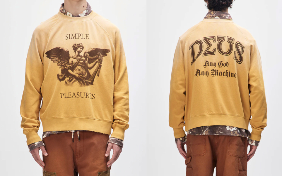 Deus Ex Machinaイエローのスウェット