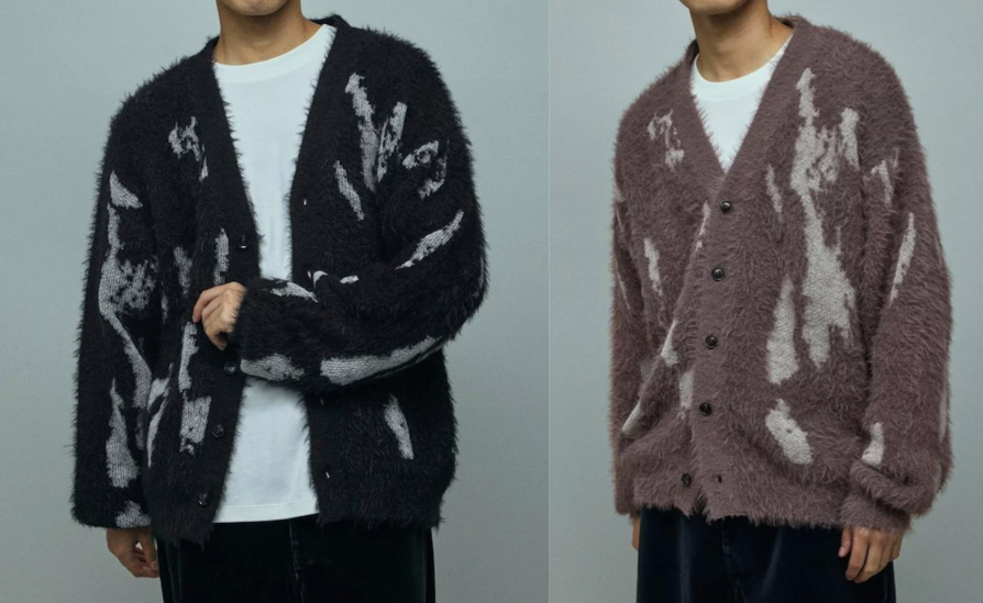 Firsthand（ファーストハンド）ブラックのジャガードニット