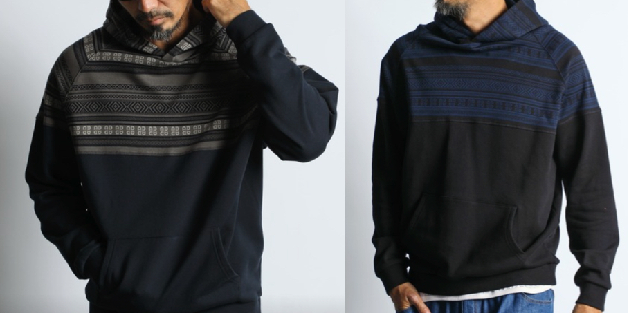 The DUFFER of St.GEORGE(ザ・ダファー・オブ・セントジョージ)ブラックのジャガードパーカー