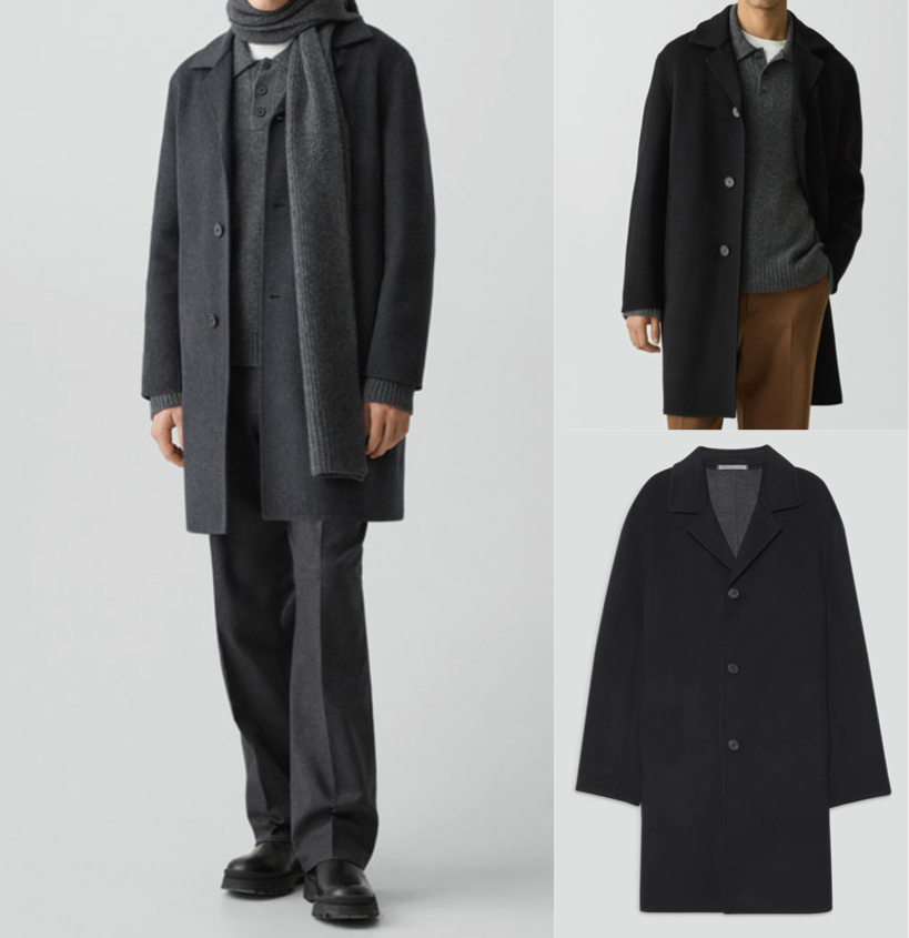 Theory（セオリー）グレーのモッズコート