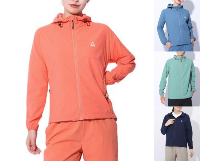 ROGEREGGERピンクのナイロンジャケット