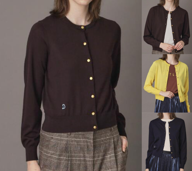 DRESSTERIOR（ドレステリア）ブラウンのカーディガン