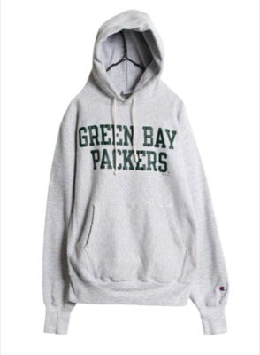 Champion(チャンピオン)グレーのロゴパーカー