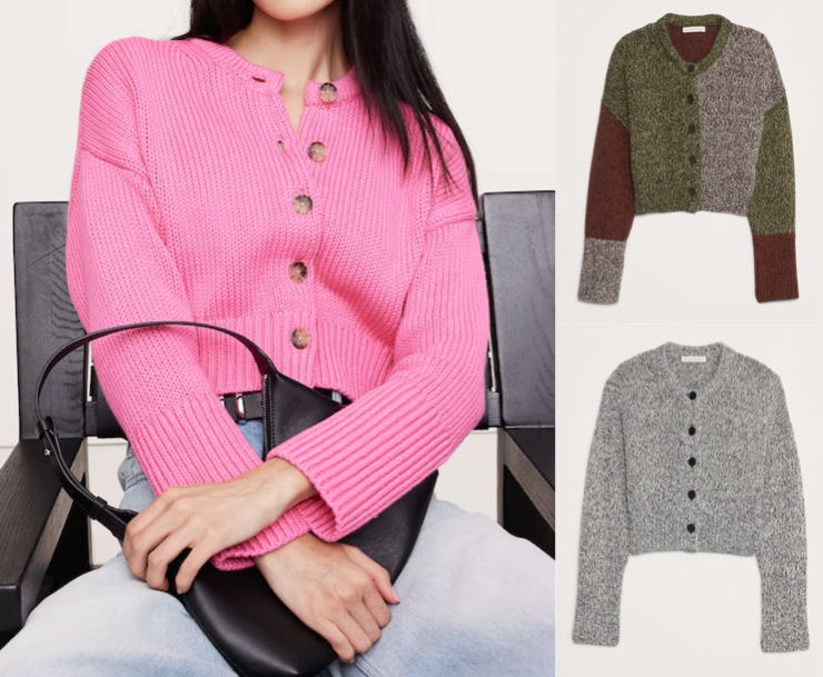 BANANA REPUBLIC（バナナリパブリック）ピンクのカーディガン